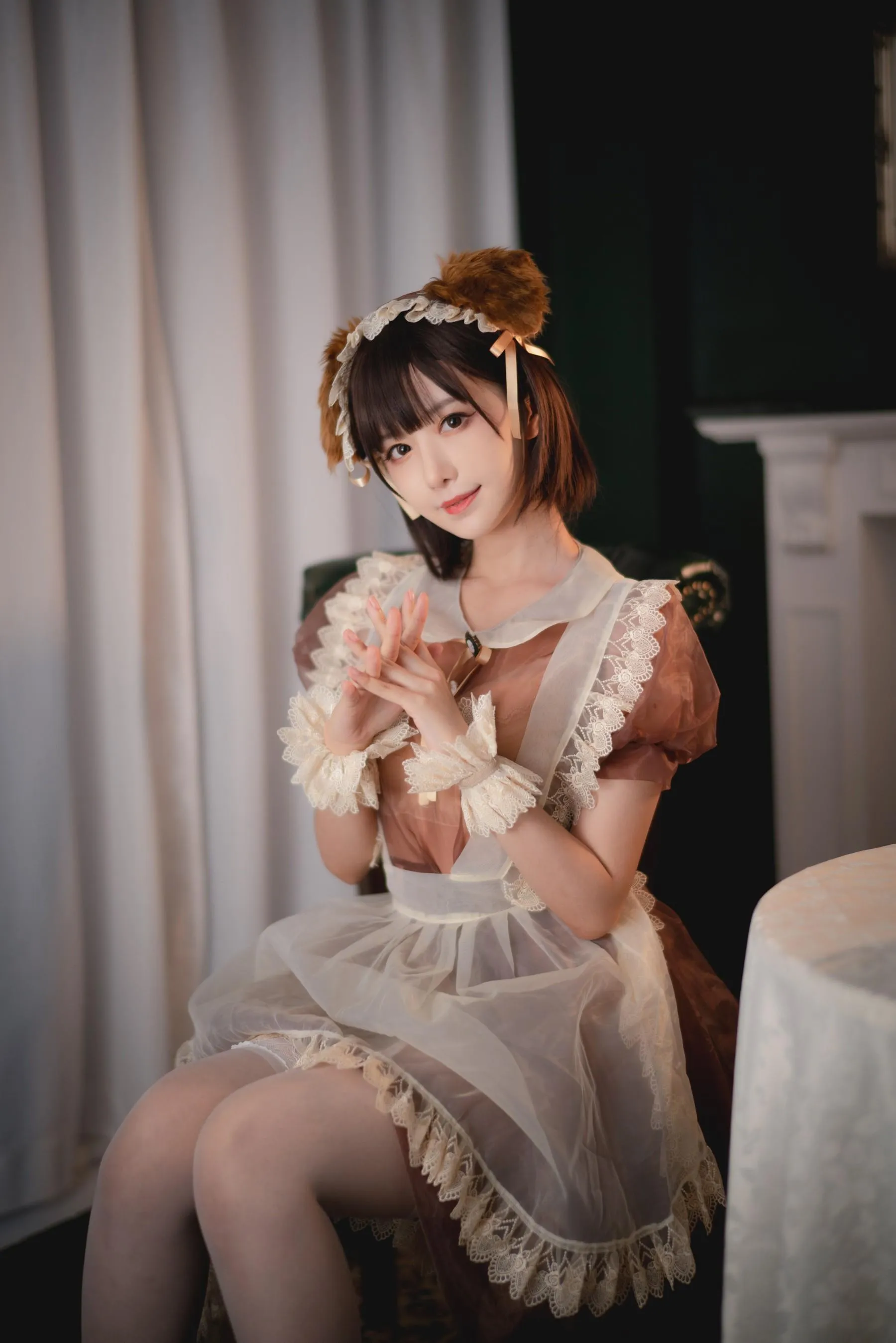 Shika小鹿鹿 – NO.77 透明女仆 [23P]插图5